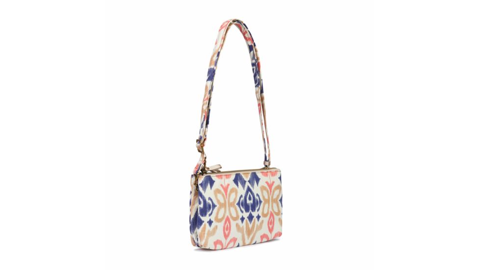 Pacsafe Stylesafe Double Zip Crossbody, Ikat Coral, 4 Liters, 20630811