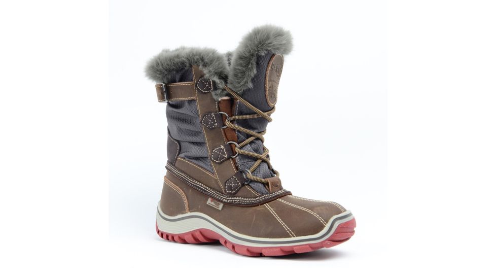 Pajar Adelaide Winter Boot - Women's-Dark Brown/Grey-Medium-37