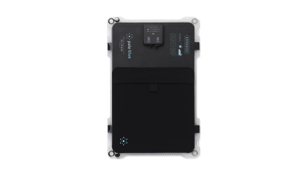 Pale Blue Earth Approach Solar Charger ,21 Watt, Black, 59cm x 30cm x 0.2cm, PB-AP2-21W