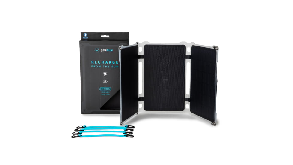 Pale Blue Earth Approach Solar Charger ,21 Watt, Black, 59cm x 30cm x 0.2cm, PB-AP2-21W