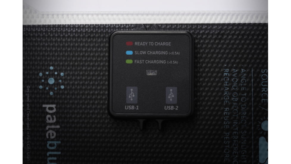 Pale Blue Earth Approach Solar Charger, 7 Watt, Black, 20cm x 30cm x 2mm, PB-AP1-7W