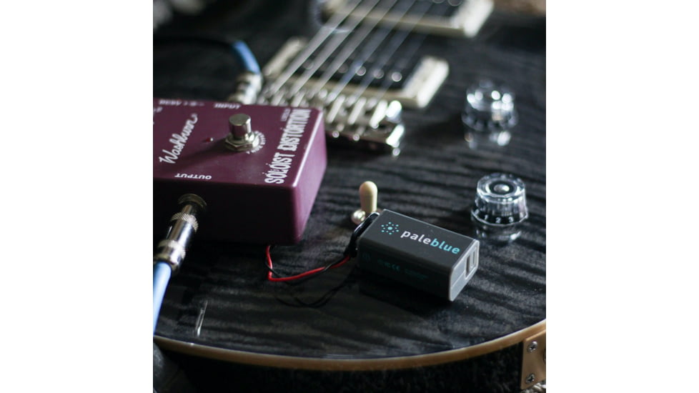 Pale Blue Earth Pale Blue Smart Lithium Ion USB Rechargeable 9V Batteries 2 Pack, Gray, PB-9V-C