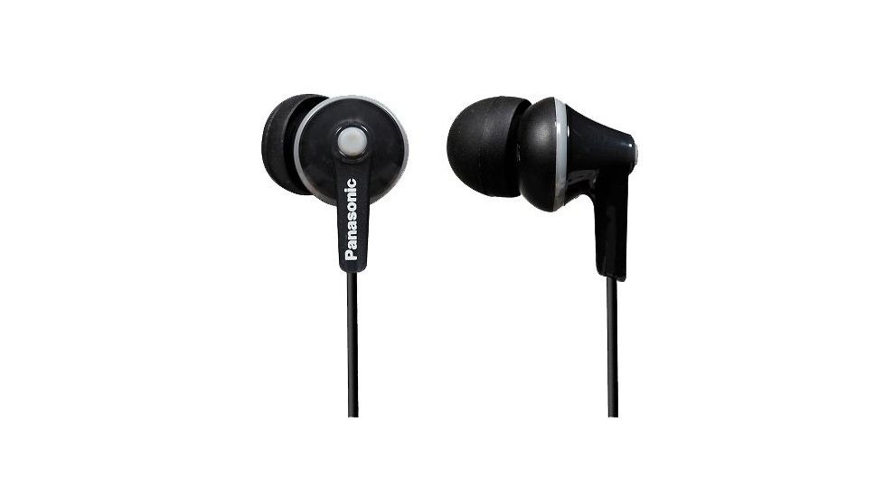 Panasonic Ergofit In-ear Earbuds- Black RP-HJE125-K