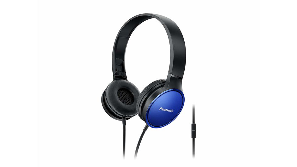 Panasonic On-ear Headphones- Blue RP-HF300M-A