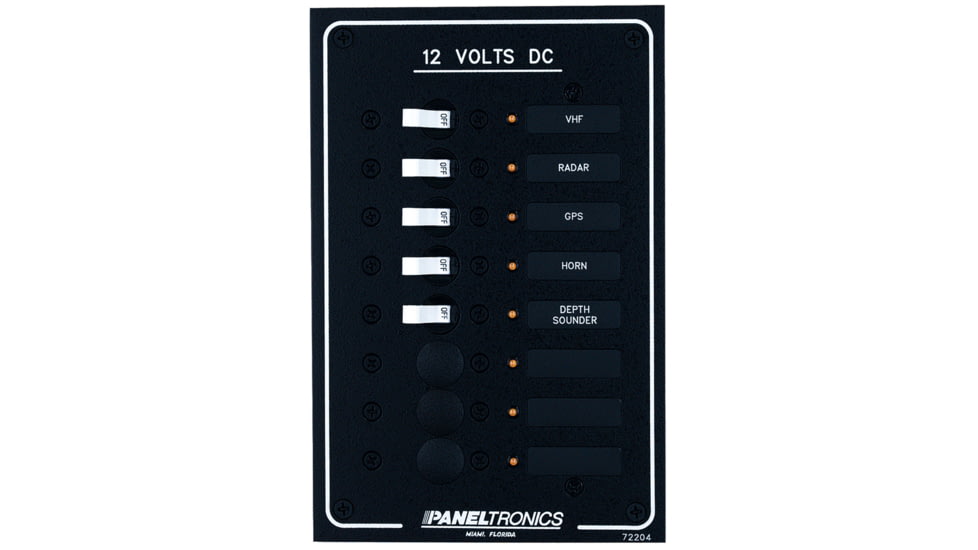 Paneltronics DC 8 Position Breaker Panel w/LEDs Standard 29767