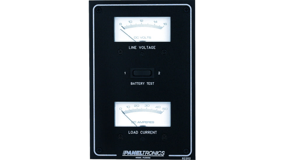 Paneltronics DC Meter Panel w/Voltmeter &amp; Ammeter Standard 29788