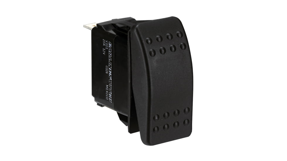 Paneltronics DPDT ON/OFF/ON Waterproof Contura Rocker Switch w/LEDs - Black 29786