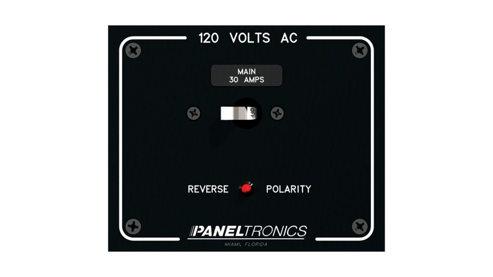 Paneltronics Panel AC Main Double Pole w/30Amp CB &amp; Reverse Polarity Indicator Standard 45259