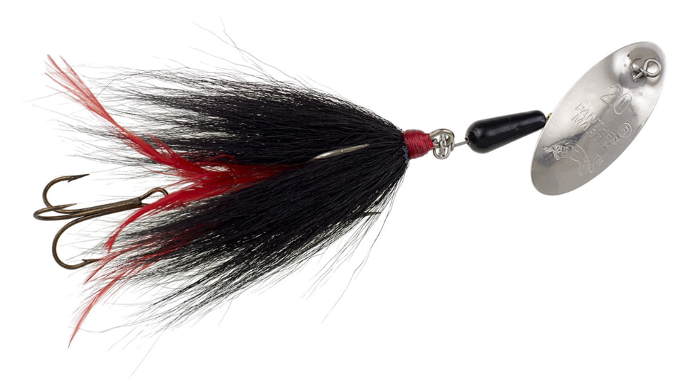 Panther Martin Big Eye Musky, Size 22 Spinner, Nickel Black And Red, 22 PMMKC-NBRED