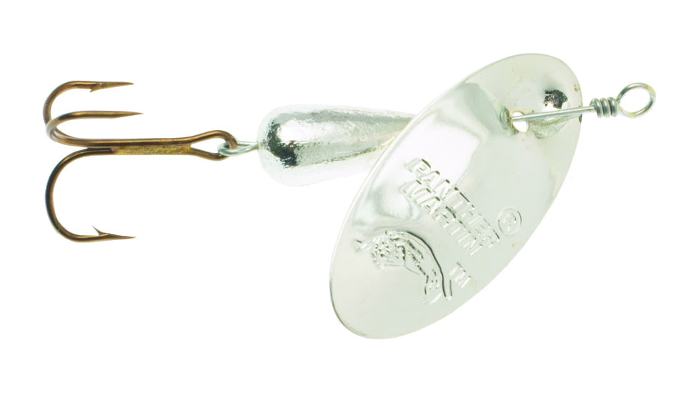 Panther Martin Classic Patterns In-Line Spinner, #1, 1/32 oz, Silver, 1PMAS