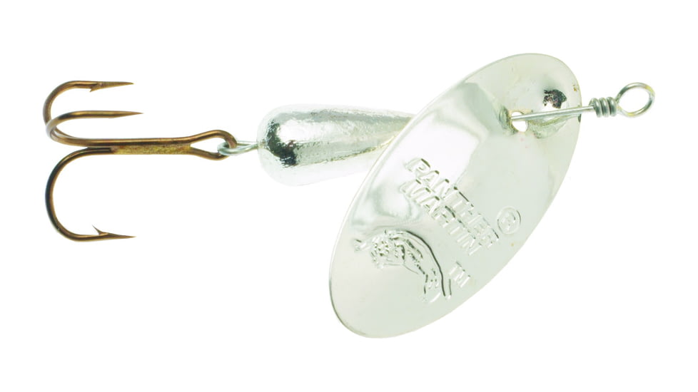 Panther Martin Classic Patterns In-Line Spinner, #2, 1/16oz, Silver, 2PMAS