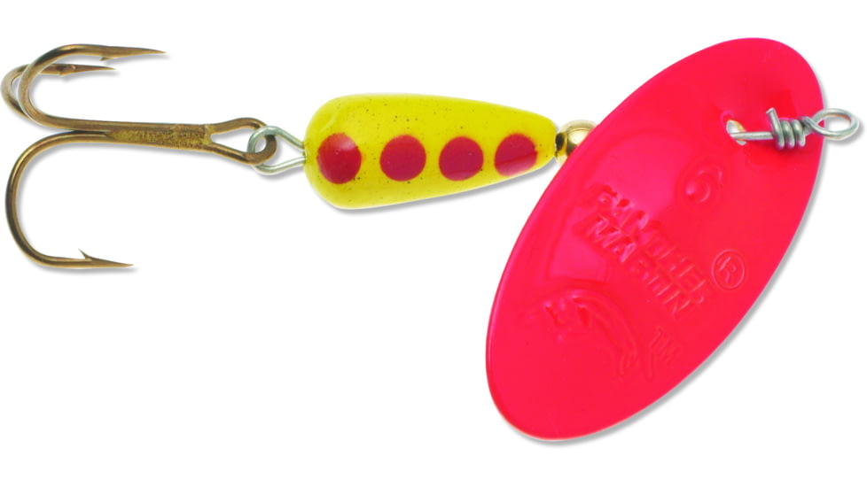 Panther Martin Classic Patterns In-Line Spinner, #6, 1/4oz, Fluorescent, 6PMRFL