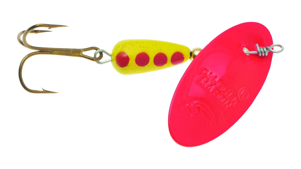 Panther Martin Classic Regular In-Line Spinner, #1, 1/32oz, Fluorescent, 1PMR-FL