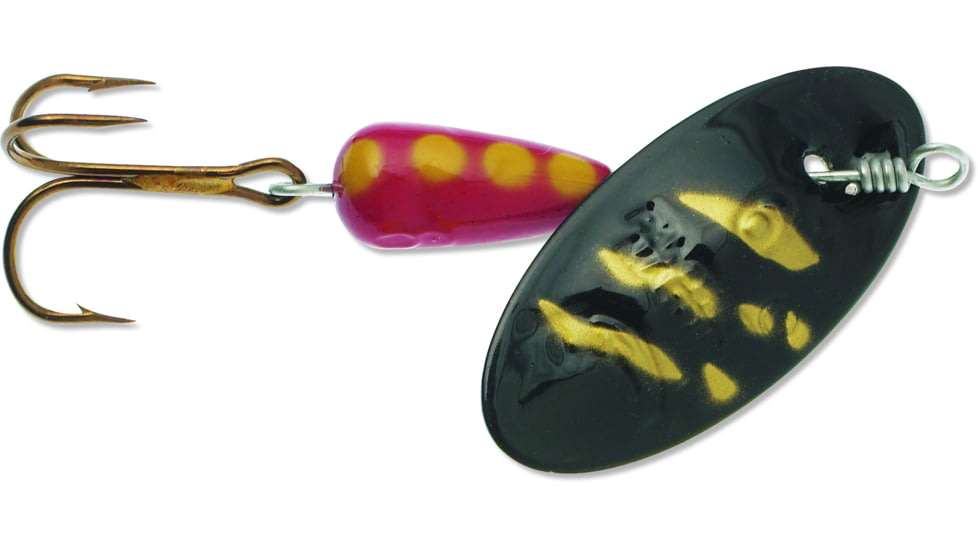 Panther Martin Classic Regular In-Line Spinner, #6, 1/4oz, Black Zebra, 6PMR-BZ