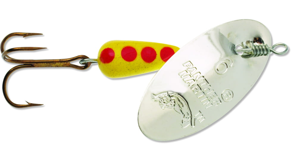 Panther Martin Classic Regular In-Line Spinner, #9, 3/8oz, Silver, 9PMR-S