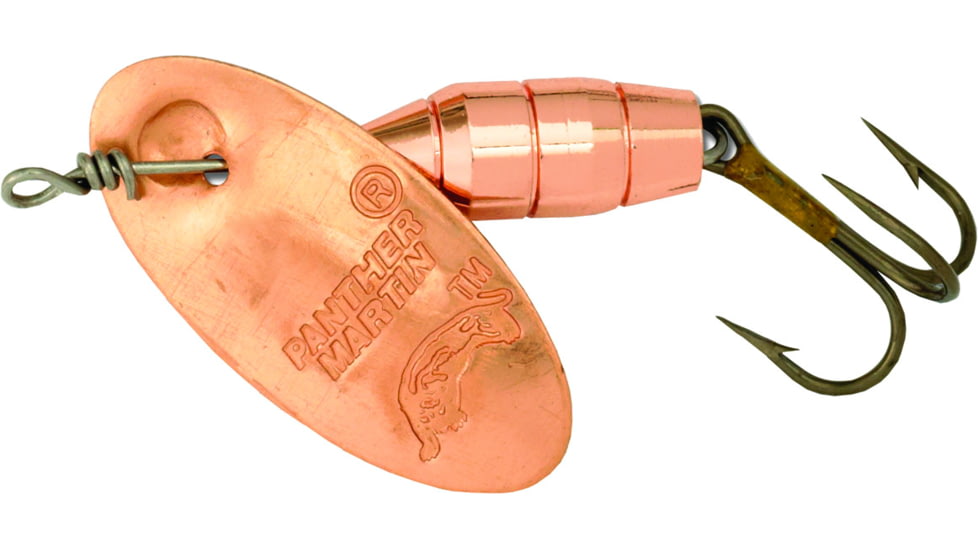 Panther Martin Deluxe Copper In-Line Spinner, #4, 1/8 oz Copper Big Belly, 4PMCBBB-CPR