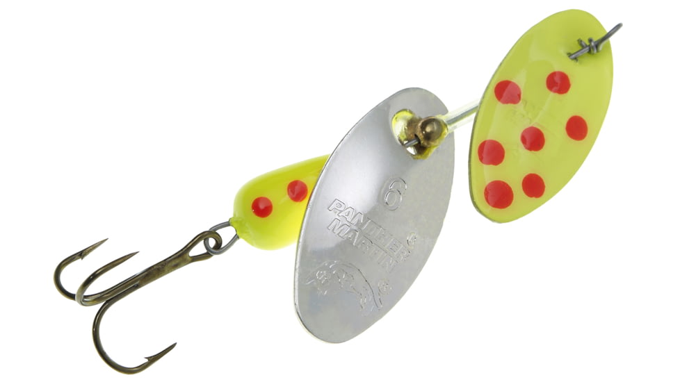 Panther Martin Dual Flash Size 4 Chartruese And Silver, 4DFPMDF-CHS