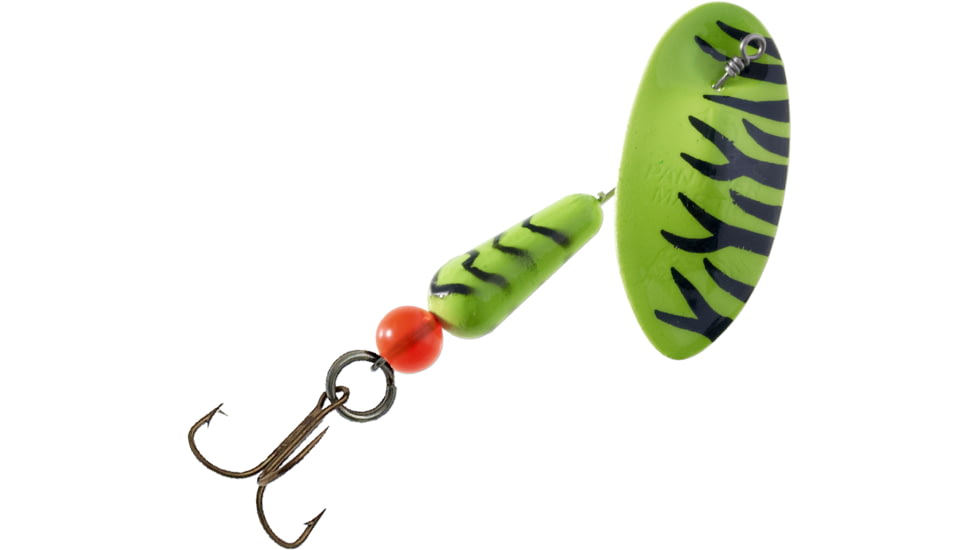 Panther Martin FishSeeUV In-Line Spinner, #12 7/16 oz, Lime Tiger, 12PMSSTUV-LT