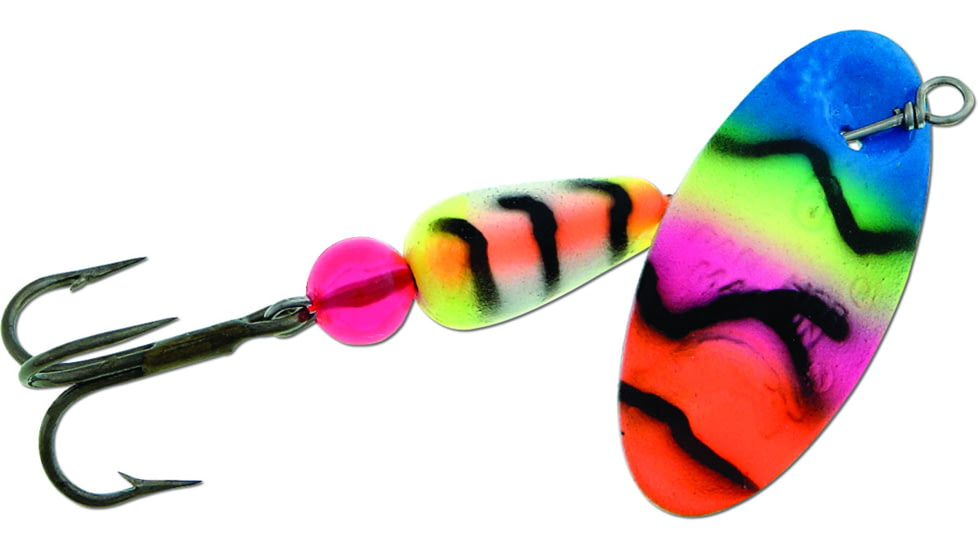 Panther Martin FishSeeUV In-Line Spinner, #9, 3/8 oz Blue/Pink/Orange, 9PMUV-BPO