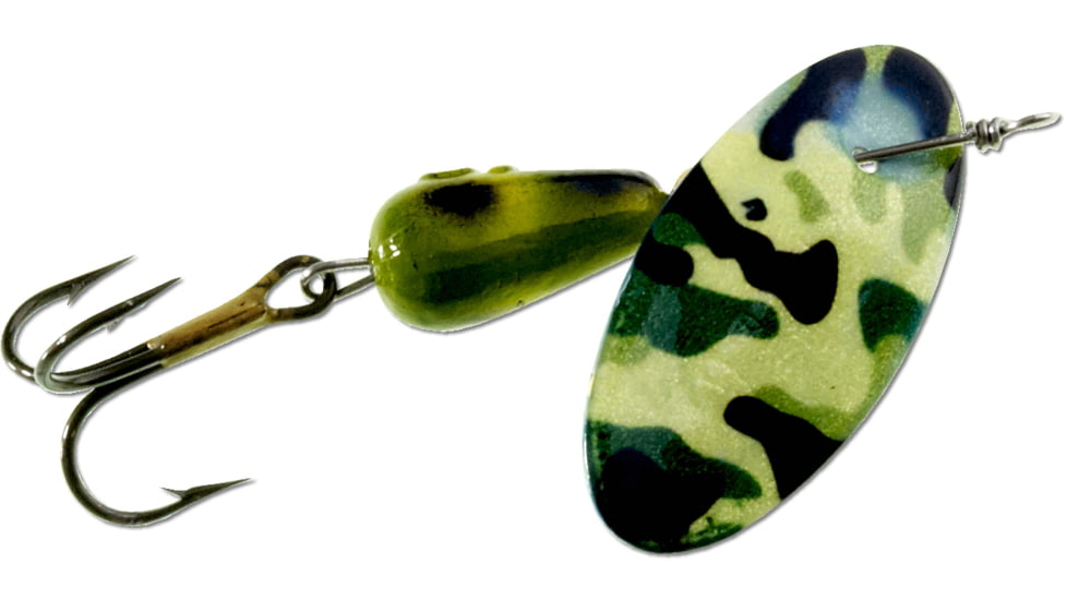 Panther Martin FishSeeUV Vibrant Image In-Line Spinner, #4, 1/8 oz, Camouflage, 4PMVIUV-VICM