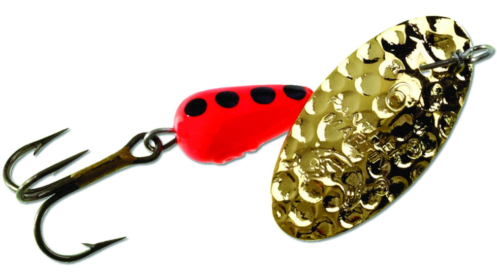 Panther Martin Hammered Regular In-Line Spinner, #2, 1/16oz, Gold, 2PMHM-HG
