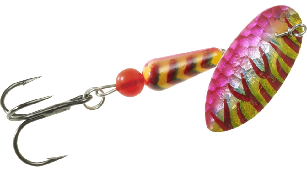 Panther Martin Hammered UV In-Line Spinner, #12 7/16 oz, Gold &amp; Pink, 12PMSSTUVHMHMGPT