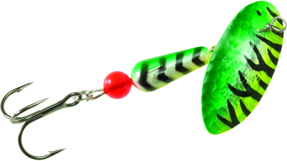 Panther Martin Hammered UV In-Line Spinner, #15 1/2 oz, Green &amp; Chartreuse, 15PMSSTUVHMHMGCT