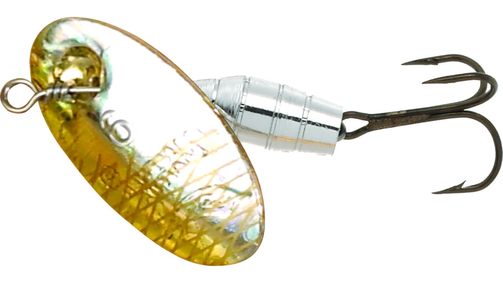 Panther Martin Holographic Deluxe In-Line Spinner #4, 1/8 oz, Holographic Silver &amp; Gold, 4PMHD-SGH
