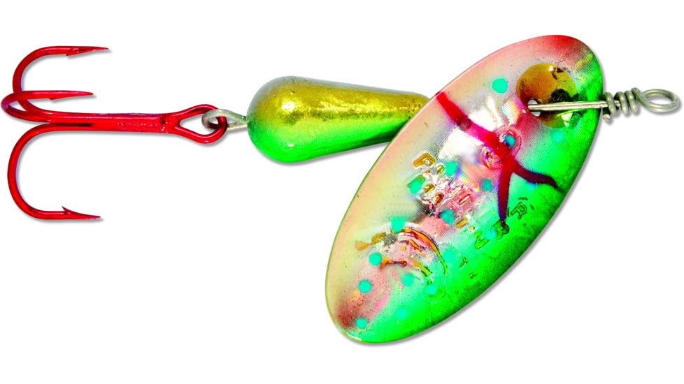 Panther Martin Holographic Red Hook In-Line Spinner, #6, 1/4oz, Spotted Blue, 6PMHRH-SPB