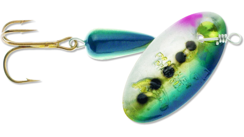 Panther Martin Holographic Regular In-Line Spinner, #4, 1/8 oz Blue &amp; Black, 4PMH-BBH