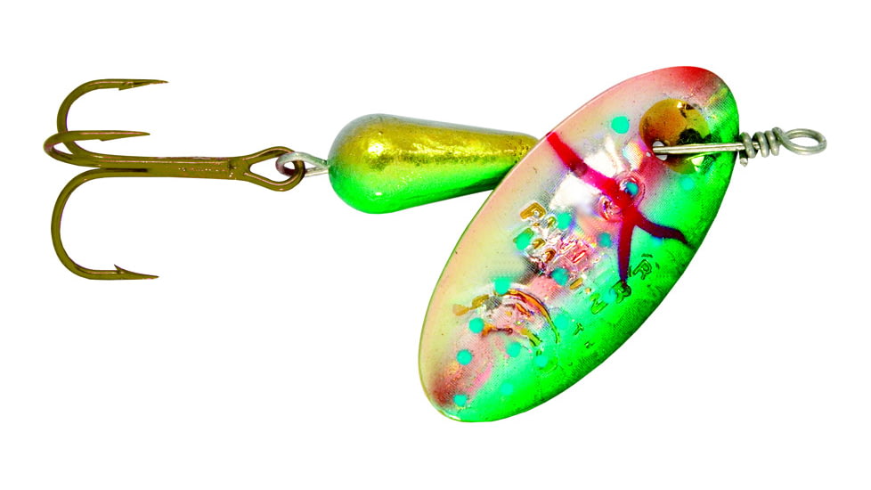 Panther Martin Holographic Regular In-Line Spinner, #6, 1/4 oz Spotted Blue, 6PMH-SPB