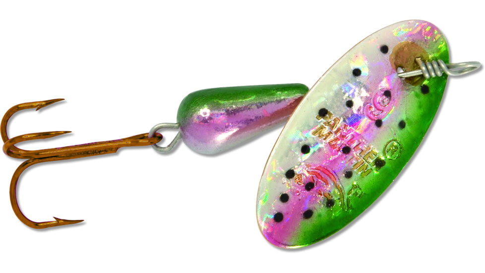Panther Martin Holographic Regular In-Line Spinner, #9, 3/8 oz Rainbow Trout, 9PMH-RTH