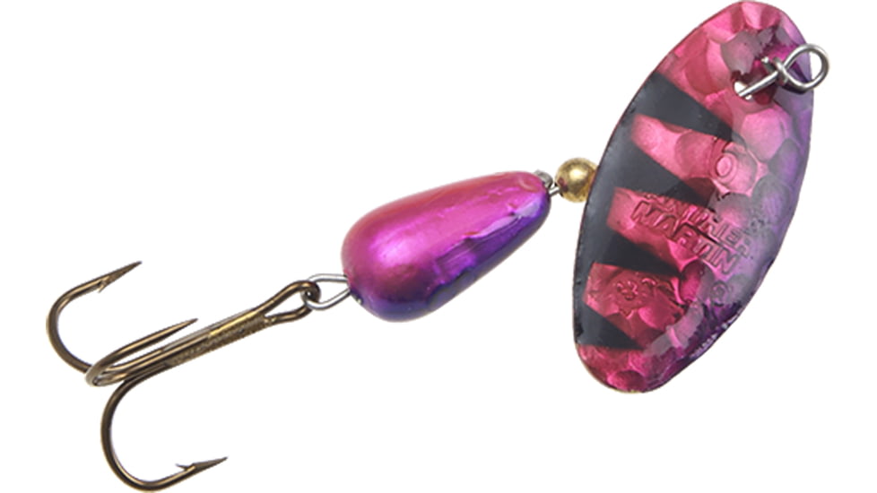 Panther Martin Holy Hammered Holographic In-Line Spinner #6, 1/4oz, Coral Tiger, 6PMHMH-HCT