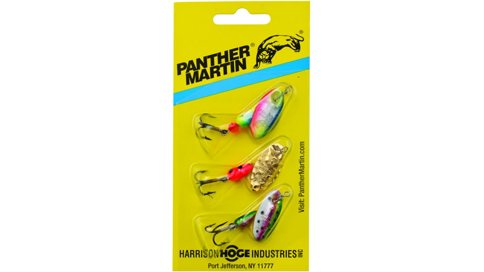 Panther Martin Opening Day 3 Hammered Holographic Spinner Kit, Assorted, #4, 1/8oz, 3/Pack, OD3