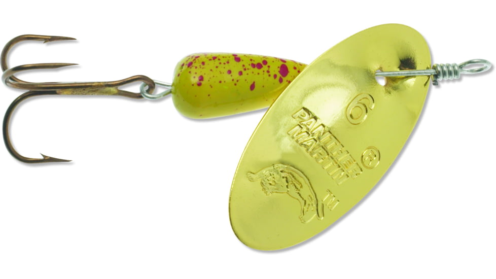 Panther Martin Panther Martin 6PMGRSK 1/4oz Gold/Red Speckled, 6PMGRSK