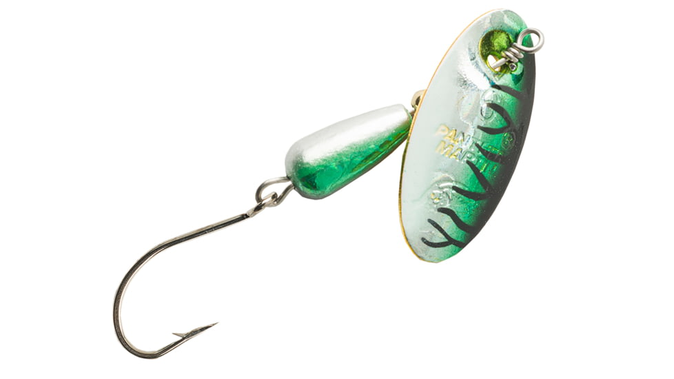 Panther Martin Spinnerbaits SingleHook 4, Tiger Green/White, 4 PMHSH-TGW