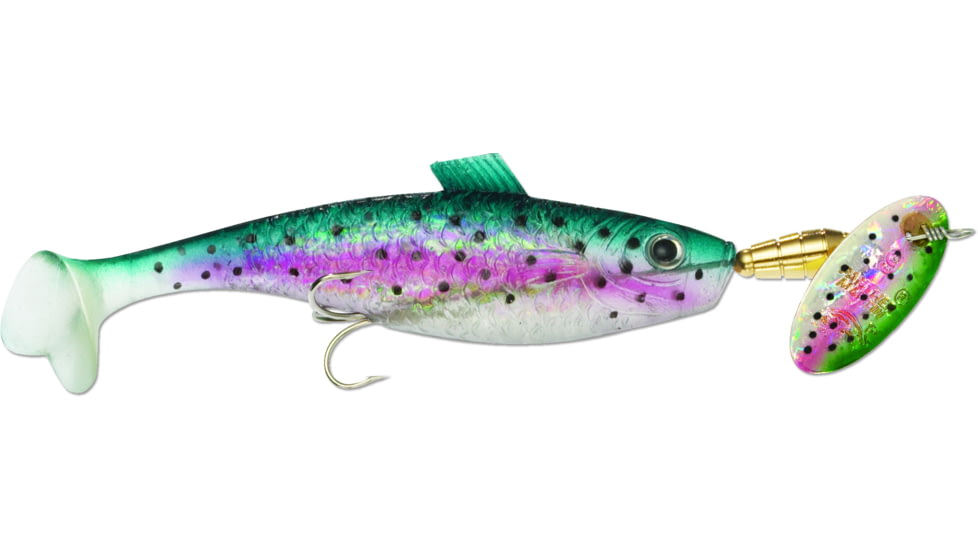 Panther Martin Vivif Style Holographic Spinner Minnow, Rainbow Trout, #0, 0MNH-RTH