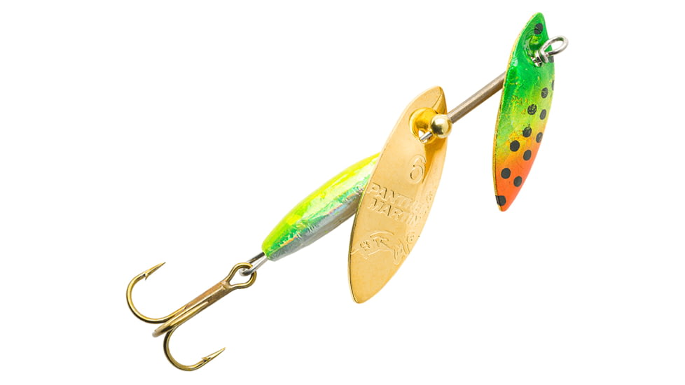 Panther Martin Willow DualFlash - Spinnerbaits 5/16 oz, Fire Tiger Gold, 4/9DF PMWSDF-HFG