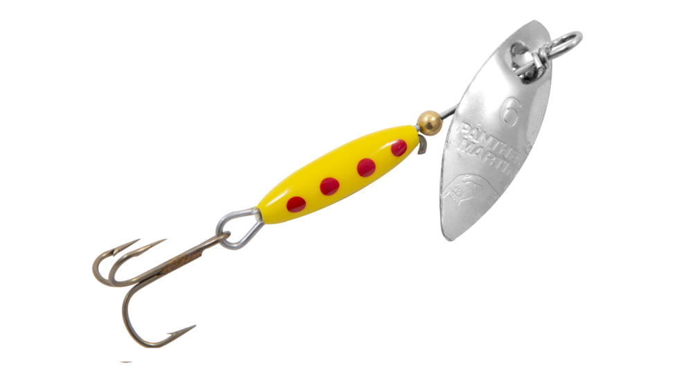 Panther Martin WillowStrike Silver Regular Willow Leaf Undressed Spinner, Size 2, 2 PMWSR-S
