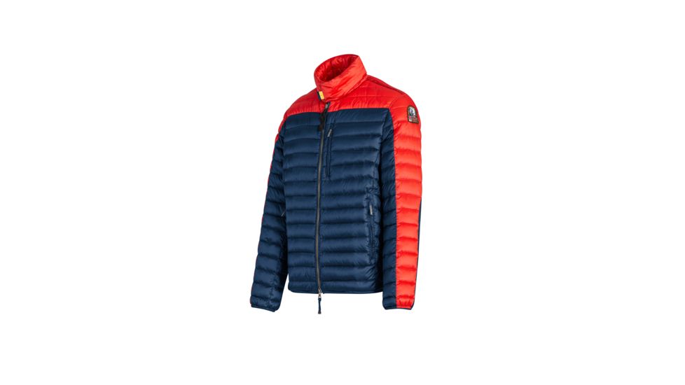 Parajumpers Bredford B.C. Casual Down Jacket - Mens, Navy Peony - Tomato, Small, BREDFORDB.C.-NVY-TOM-S