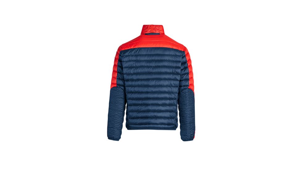 Parajumpers Bredford B.C. Casual Down Jacket - Mens, Navy Peony - Tomato, Small, BREDFORDB.C.-NVY-TOM-S