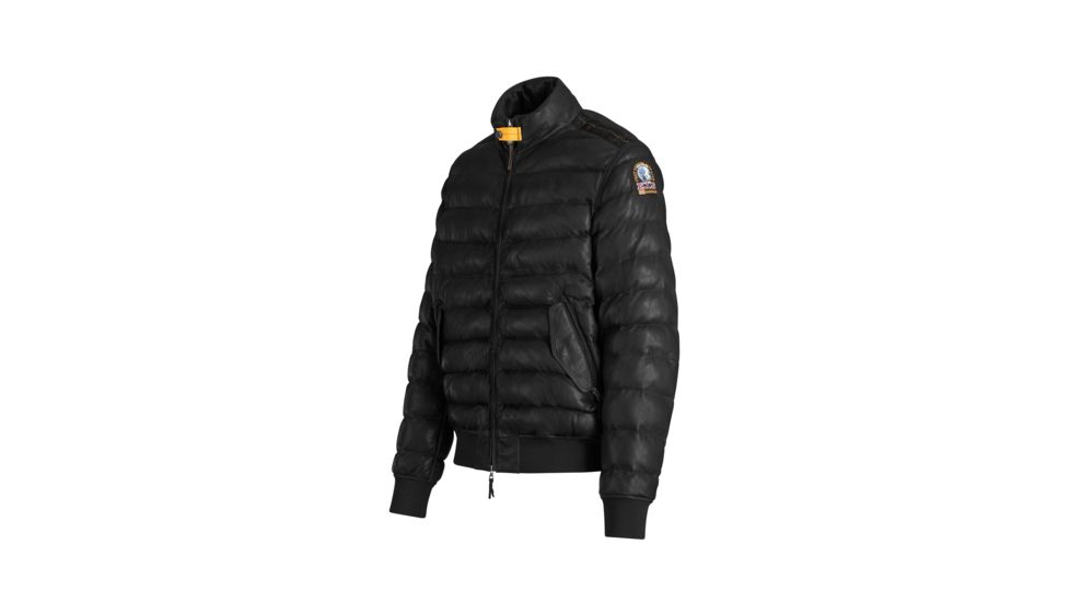 Parajumpers Clive Leather Insulated Urban Jacket - Mens, Black, Large, 18WMPMJCKLE03-541-L