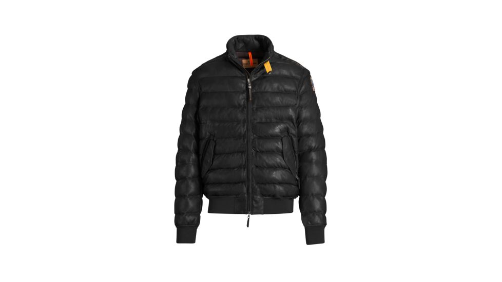Parajumpers Clive Leather Insulated Urban Jacket - Mens, Black, Large, 18WMPMJCKLE03-541-L