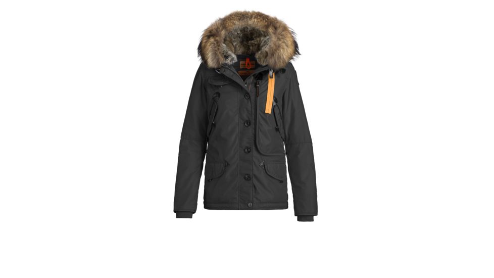 Parajumpers Doris Lapin Fur Parka - Womens, Anthracite, Small 17WMPWJCKMA45-17WP04-555-S