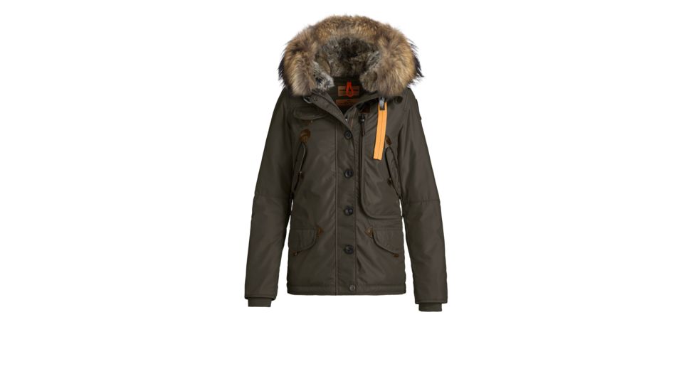 Parajumpers Doris Lapin Fur Parka - Womens, Bush, Extra Small 17WMPWJCKMA45-17WP04-601-XS