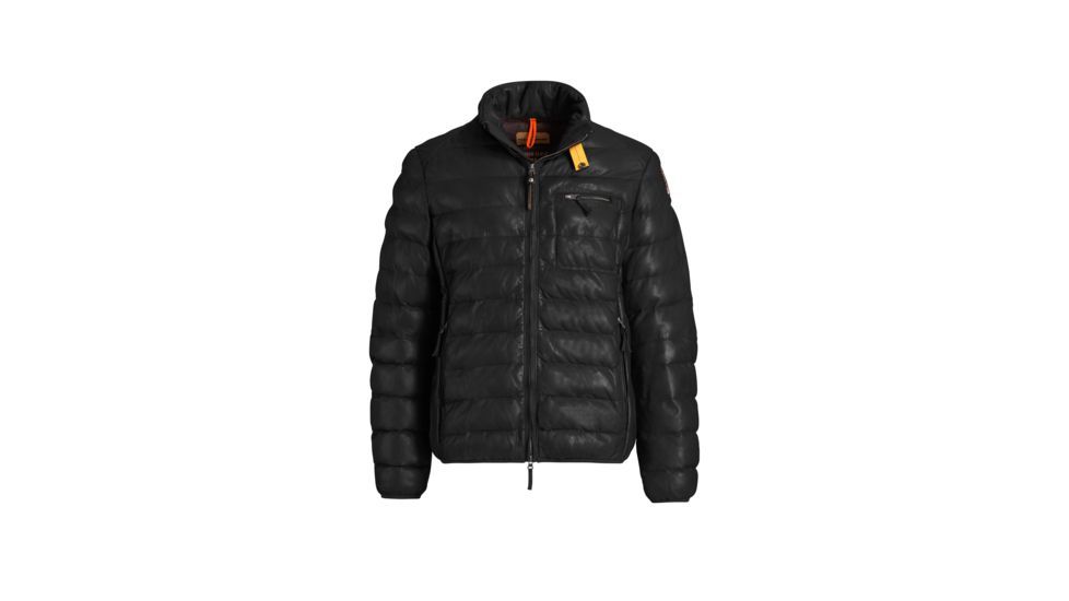 Parajumpers Ernie Leather Insulated Urban Jacket - Mens, Black, Large, 18WMPMJCKLE02-541-L