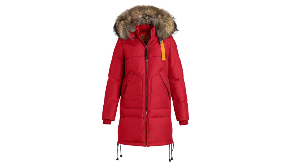 Parajumpers Long Bear Insulated Urban Jacket - Womens, Scarlet, Extra Small, 18WMPWJCKMA33-723-XS