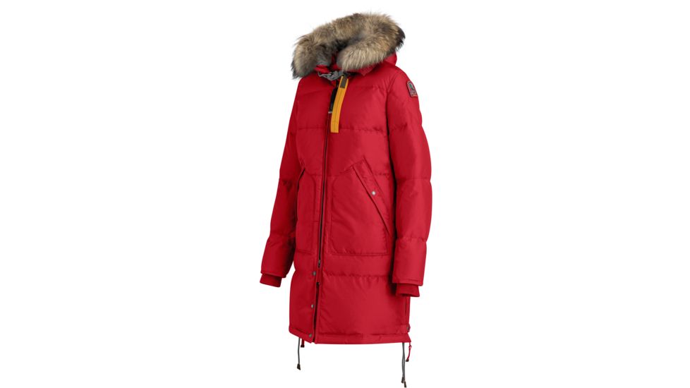 Parajumpers Long Bear Insulated Urban Jacket - Womens, Scarlet, Extra Small, 18WMPWJCKMA33-723-XS