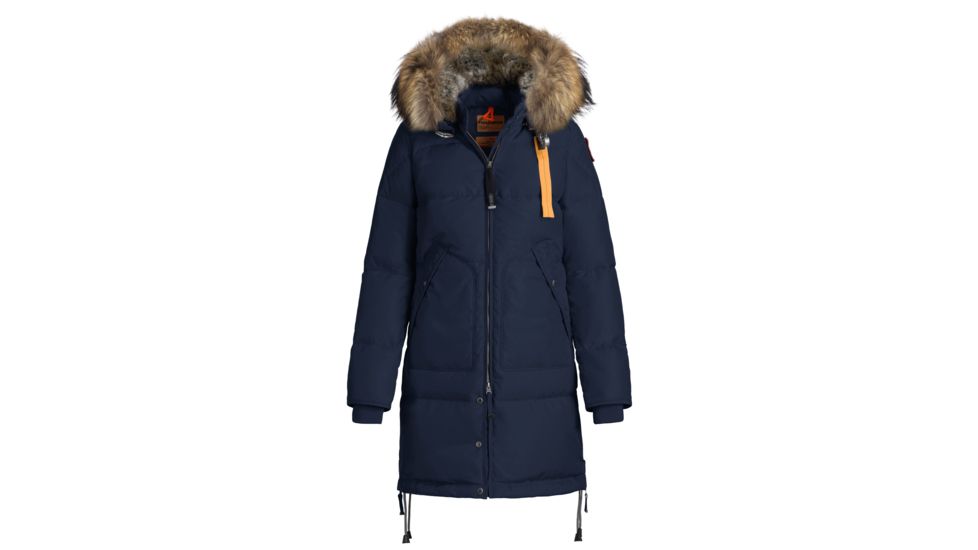 Parajumpers Long Bear Lapin Fur Parka - Womens, Marine, Large 17WMPWJCKMA43-17WP04-512-L