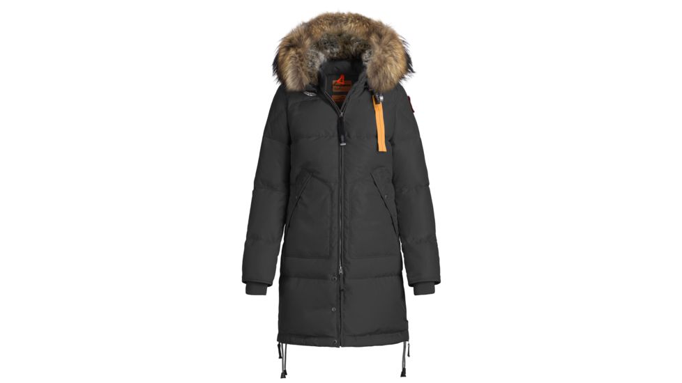 Parajumpers Long Bear Lapin Fur Parka - Womens, Anthracite, Small 17WMPWJCKMA43-17WP04-555-S